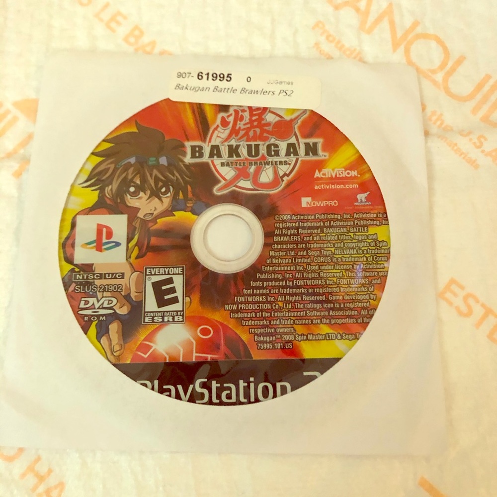 Bakugan battle brawlers PlayStation 2